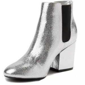 MIA Silver Ankle Boots